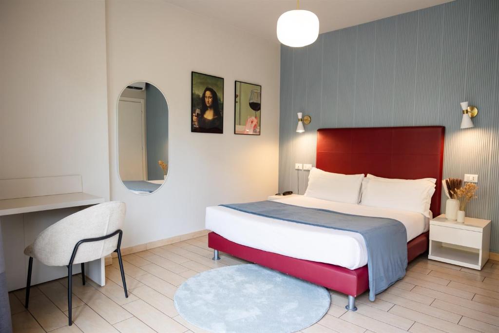 Una camera di Hotel RossoVino Como