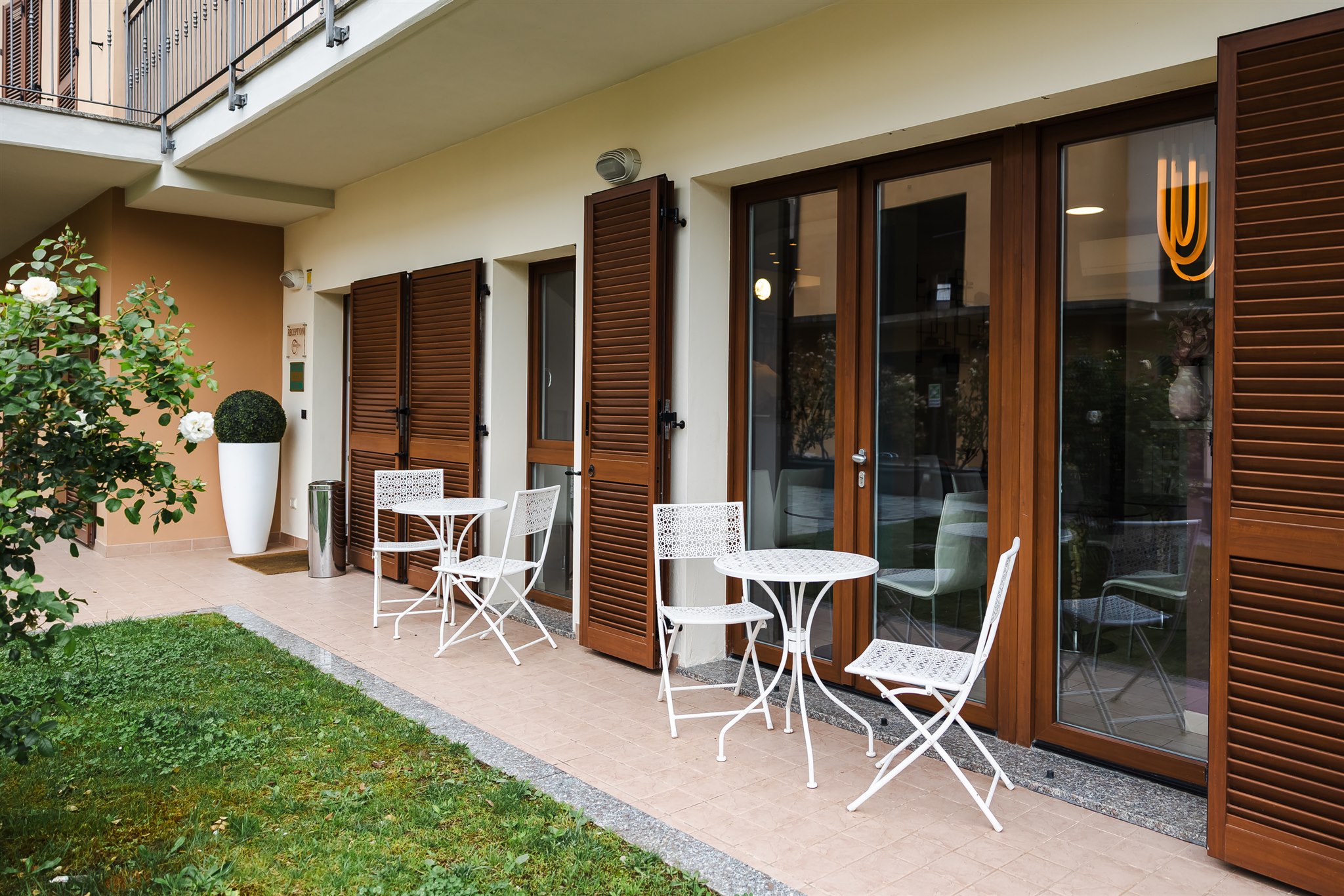 Le nostre terrazze nel verde — Hotel RossoVino Como